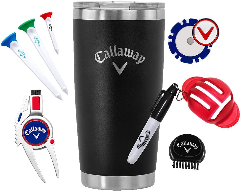 Callaway Tumbler & Golf Accessory Gift Set - 20 Ounces