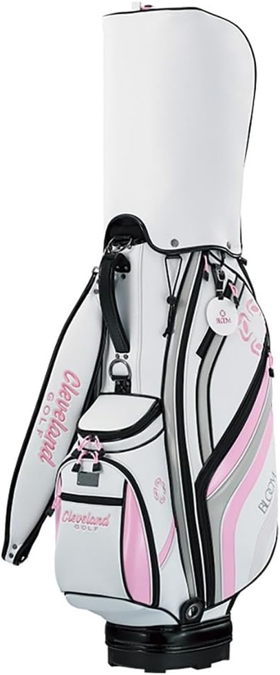Cleveland Golf Women's Club Set Bloom Bloom Package Set 2022 Model (set Of 8), Carbon, Right, Flex: L - Caddy Bag Included