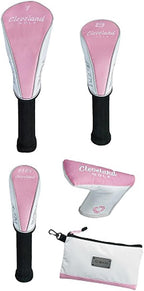 Cleveland Golf Women's Club Set Bloom Bloom Package Set 2022 Model (set Of 8), Carbon, Right, Flex: L - Caddy Bag Included