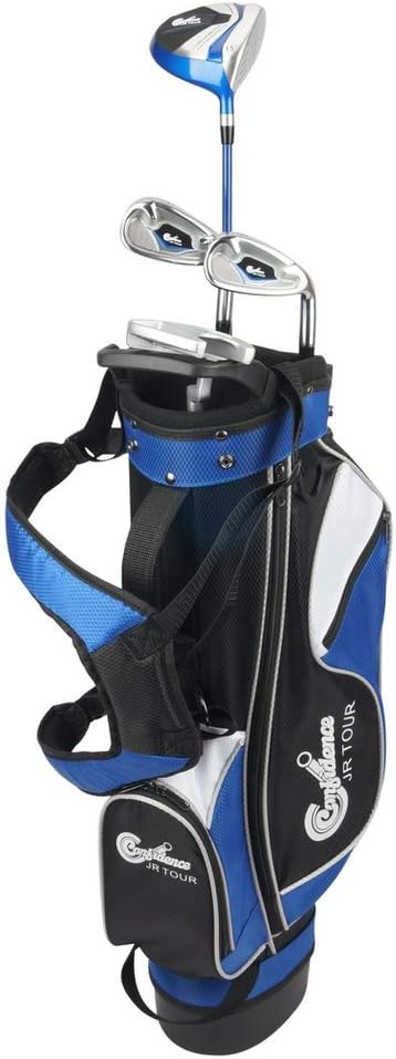 Confidence Junior Golf Club Set with Stand Bag for Kids Age 4-7