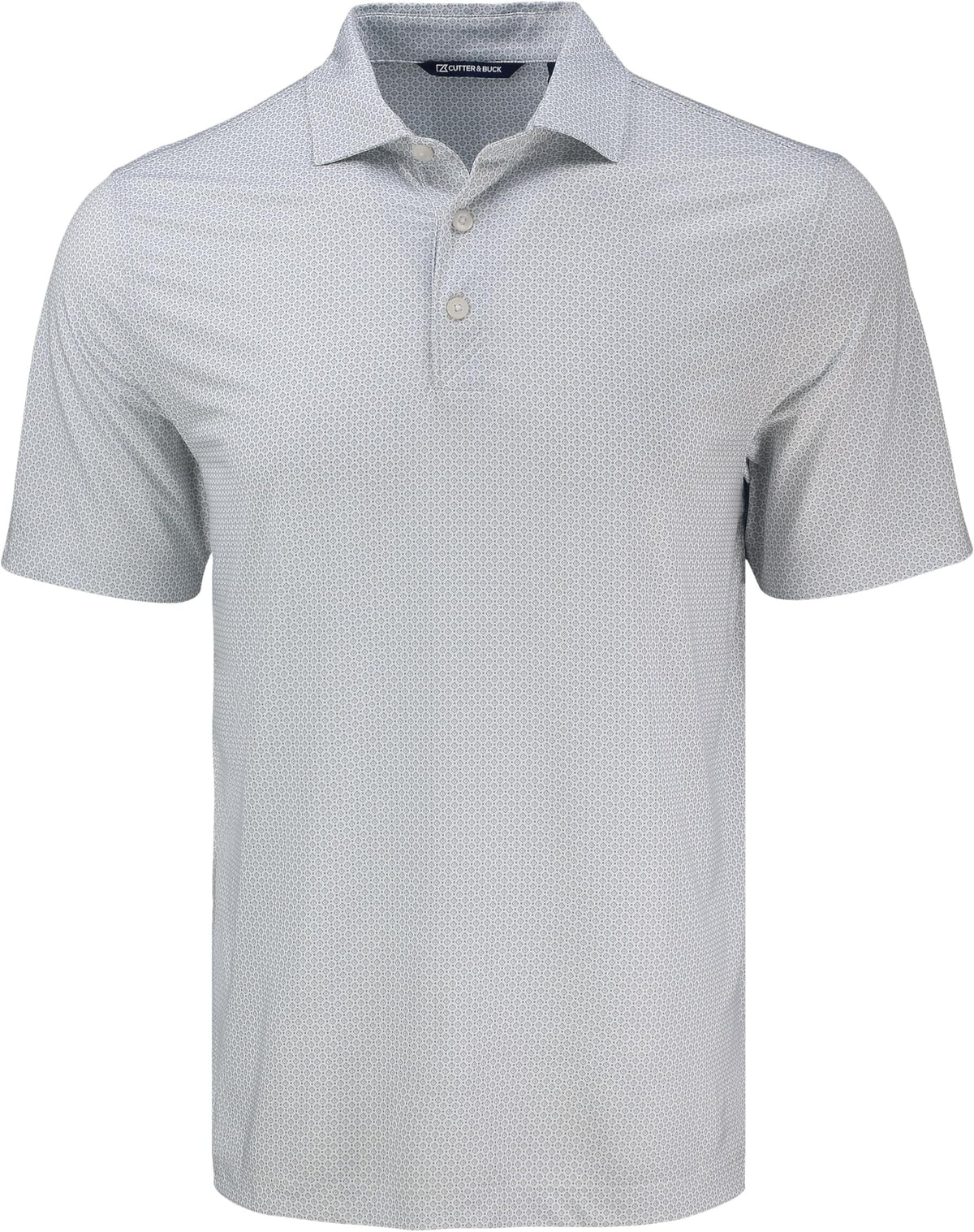Cutter & Buck Pike Eco Diamond Dot Print Recycled Mens Polo - Polished