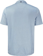 Cutter & Buck Pike Eco Diamond Dot Print Recycled Mens Polo - Navy Blue
