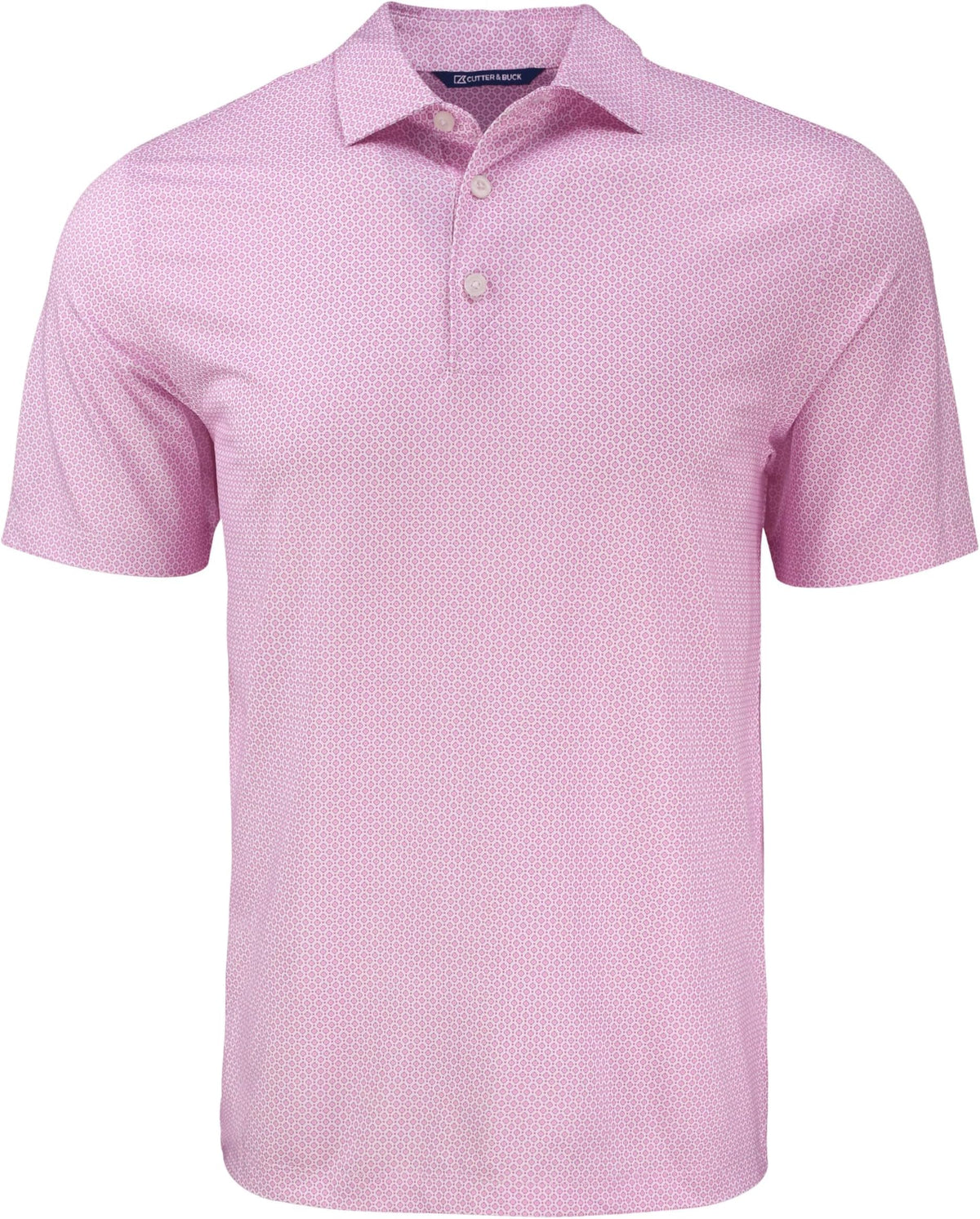 Cutter & Buck Pike Eco Diamond Dot Print Recycled Mens Polo - Gelato