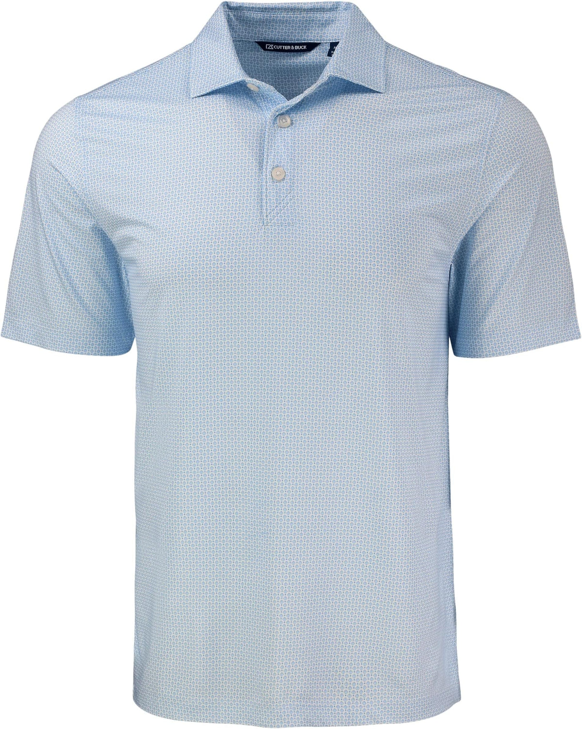 Cutter & Buck Pike Eco Diamond Dot Print Recycled Mens Polo - Atlas