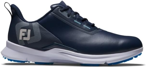 Footjoy Men's Fj Fuel Golf Shoe - White, Blue, Navy Blue