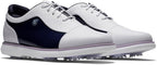 Footjoy Women's Traditions Cap Toe Golf Shoes- Previous Season - White/navy Patent Cap Toe