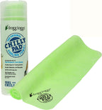 Frogg Toggs Chilly Pad, Instant Cooling Towel, Long Lasting, Reusable, Sports And Outdoors Neck Towel 33x13 - Hivis Lime Green