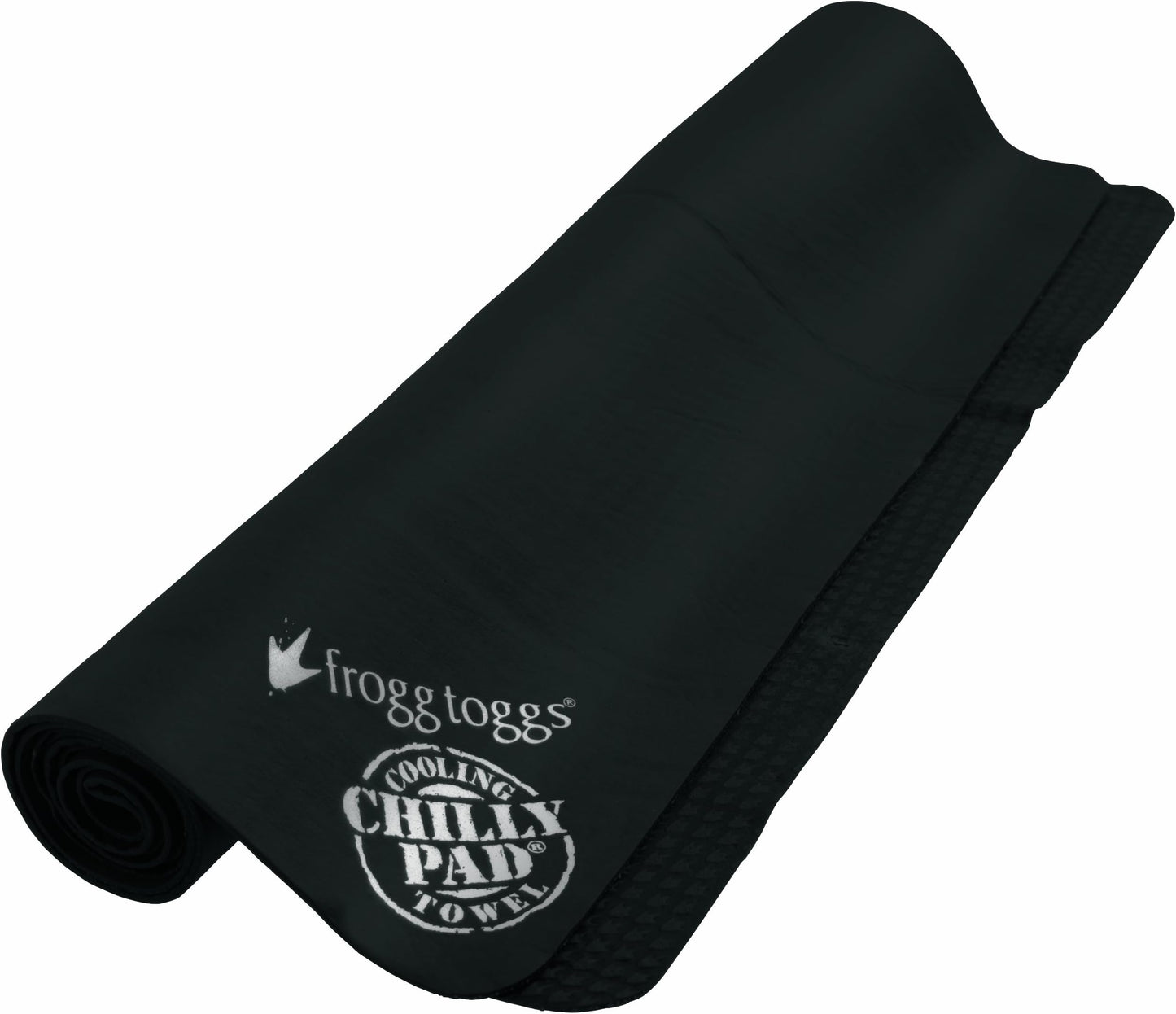 Frogg Toggs Chilly Pad, Instant Cooling Towel, Long Lasting, Reusable, Sports And Outdoors Neck Towel 33x13 - Black