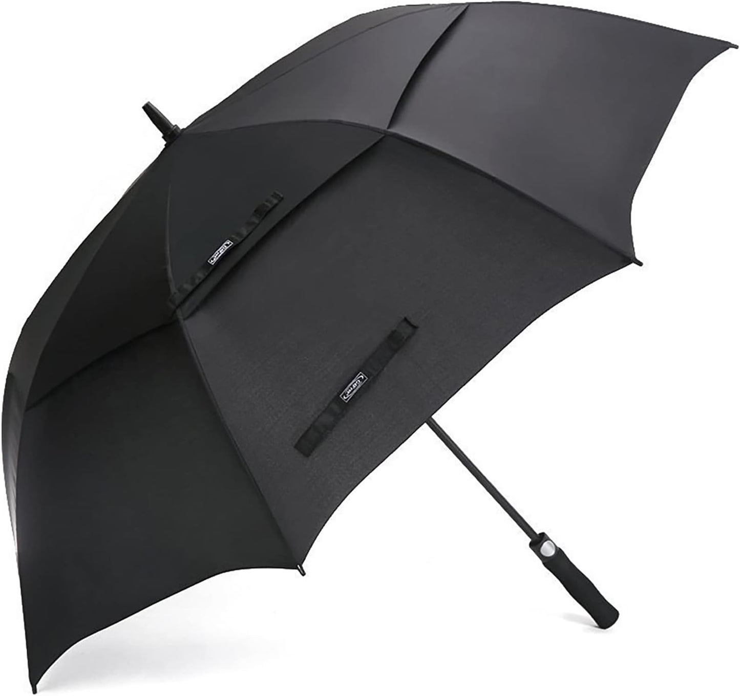 G4free 47/54/62/68/72 Inch Golf Umbrella Windproof Auto Open Large Umbrella | Oversized Stick Umbrella, Extra Large, Vented Double Canopy, Waterproof 210t Pongee Fabric, Fiberglass Frame, Eva Foam Handle - Black