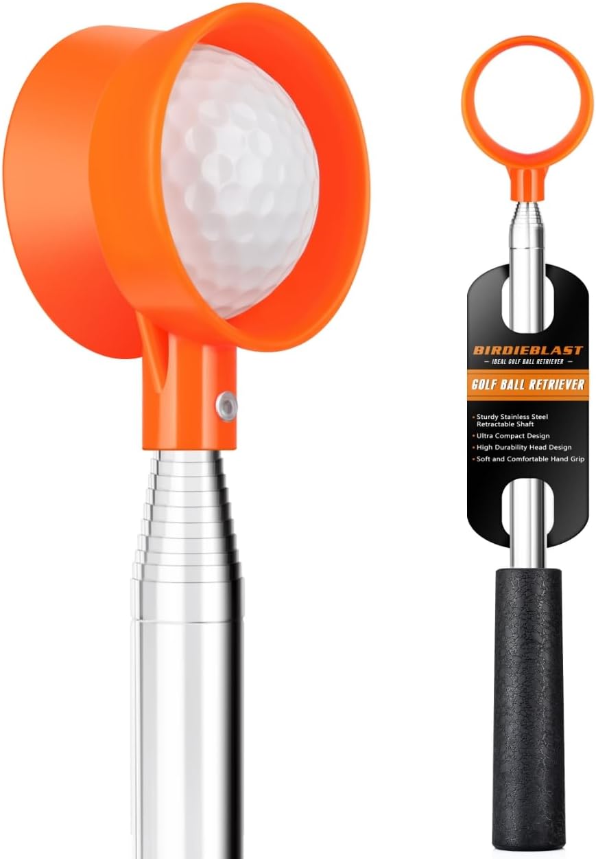Golf Ball Retriever Telescopic For Water, 9ft/12ft/9.01ft/16.3ft/20ft Stainless Steel Golf Ball Retriever, Professional Golf Ball Retriever - 9ft