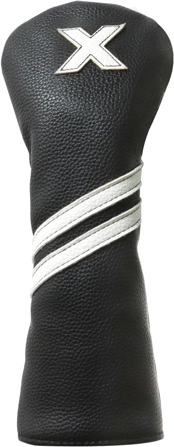 Golf Club Covers,4pcs Or 1pc Golf Headcovers For Woods And Driver Fairway Hybrids Women Men - Premium Pu Leather With Interchangeable Tags & Magnetic Blade And Mallet Putter Covers - Golf Hybrid Headcover - Black