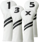 Golf Club Covers - White