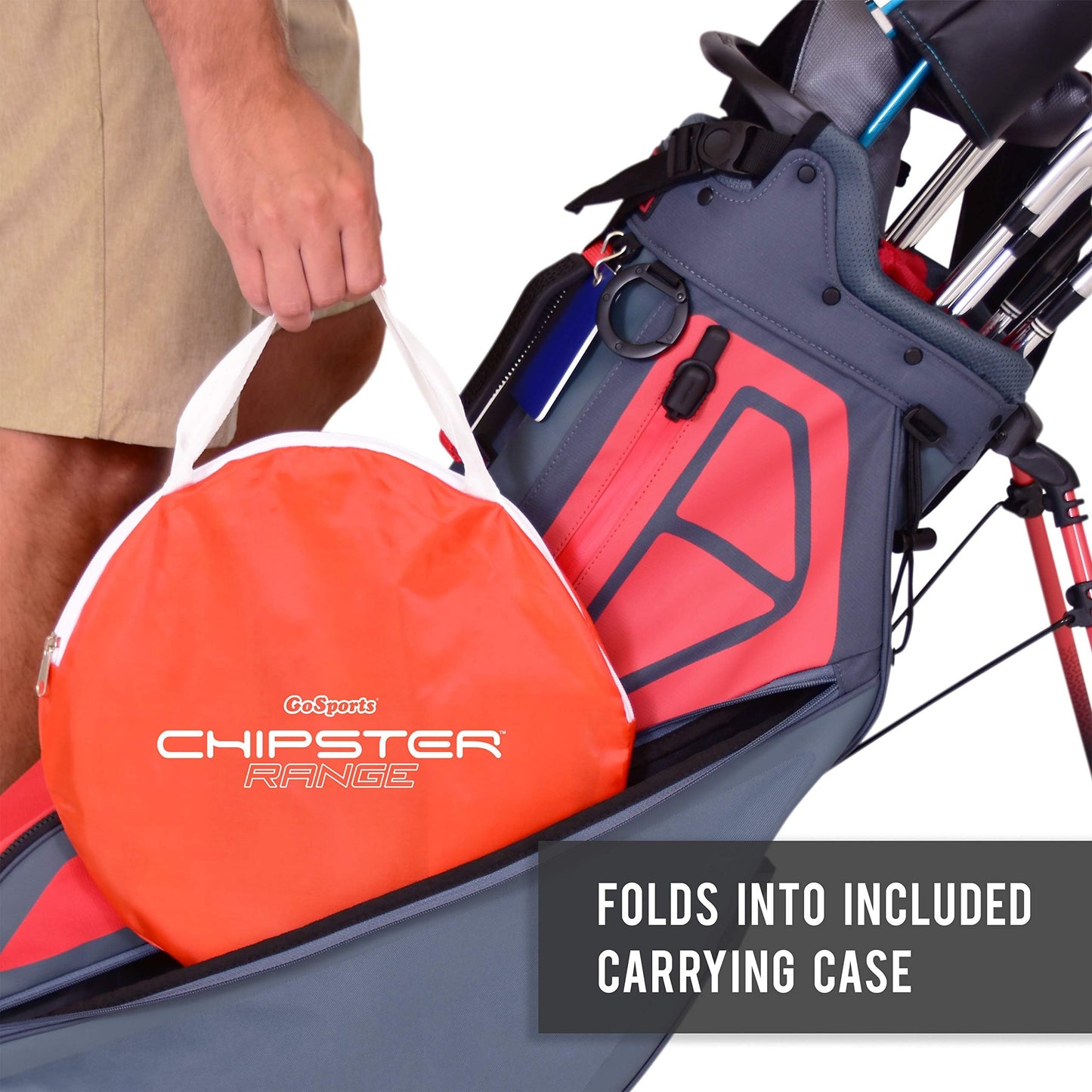 Gosports Chipster Pop-Up Golf Chipping Practice Net - Training Aid For Precision And Distance - Outdoor And Indoor Practice - Golf Gift - Chipster Range