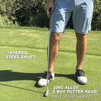 Gosports Classic Golf Putter, Choose Between 2 Way Or Blade Putter - 35" Length With Premium Grip - 2 Way - 35"