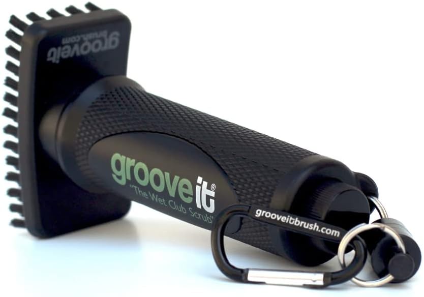 Grooveit The Wet Club Scrub Golf Water Brush with Magnetic Attachment