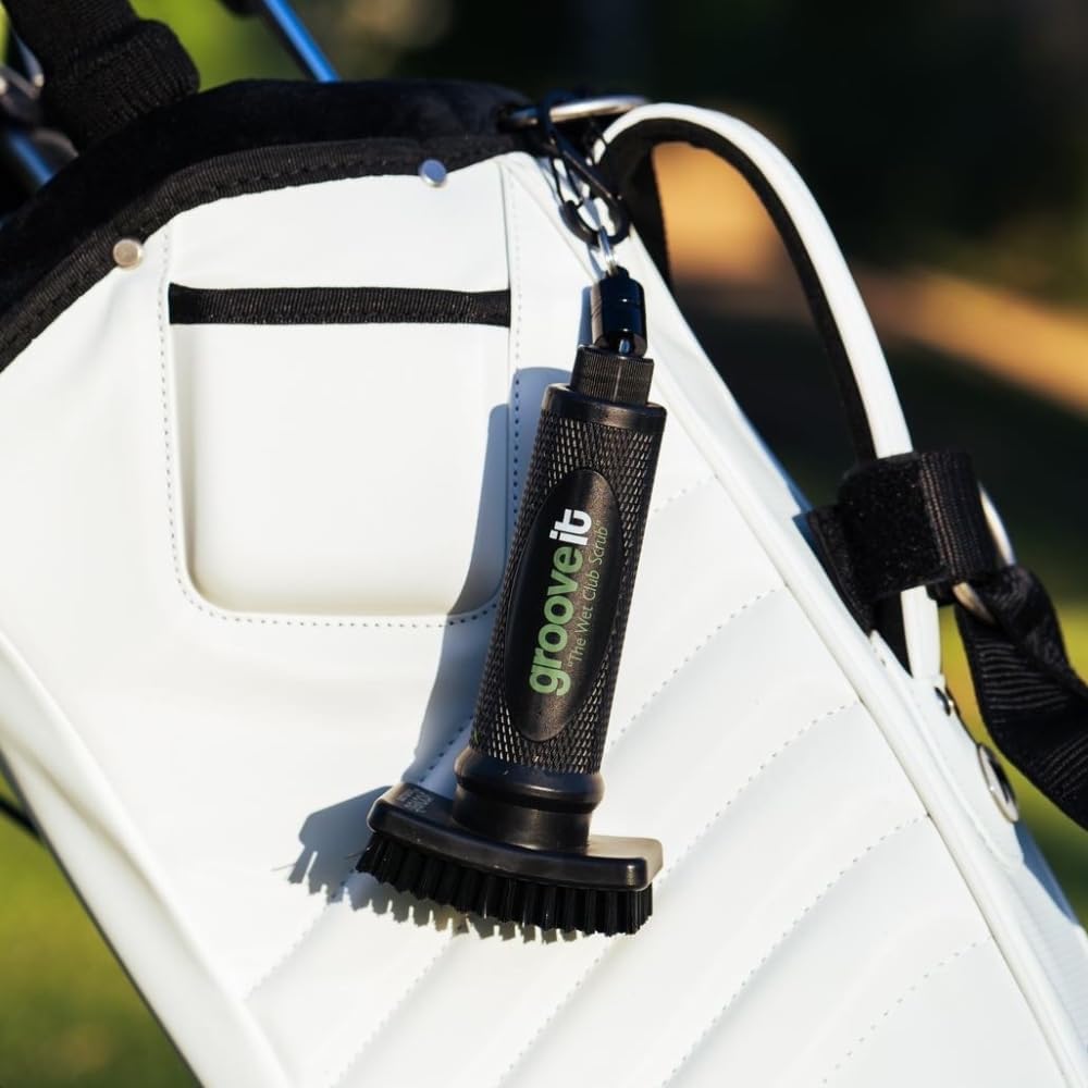 Grooveit The Wet Club Scrub Golf Water Brush with Magnetic Attachment