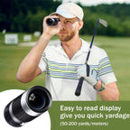 Jiskan Golf Accessories Set with Hi-End Leather Case, Rangefinder, Balls, Tees and Divot Tools
