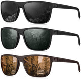 (3 Pack) Black/G15/Brown