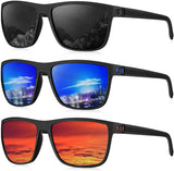 (3 Pack) Black/Dark Blue/Red