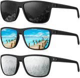 (3 Pack) Black/Ice Blue/Silvery