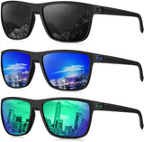 (3 Pack) Black/Dark Blue/Green