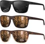 (3 Pack) Black/Brown/Gradual Brown