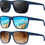 (3 Pack) Y Frame Blue|lens Black/Ice Blue/Gradual Brown