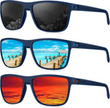 (3 Pack) Y Frame Blue|lens Black/Ice Blue/Red