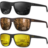 (3 Pack) Night Vision/Black/Brown