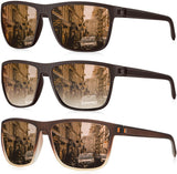 (3 Pack) Brown/Gradient Brown/Brown