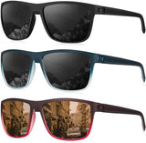 (3 Pack) Black/Gradient Wine Red & Brown/Gradient Blue & Black