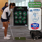 Large Premium Golf Short Game Backyard Game Indoor/outdoor Chipping And Pitching Net With True Auto Ball Return, 9 Holes Of Golf, Tic-Tac-Toe And More! - Wedge Game® 6 In 1 Short Game Net