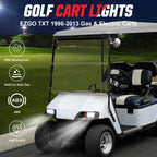 VYYOKMU LED Headlight and Tail Light Kit for EZGO TXT 1996-2013 Gas and Electric