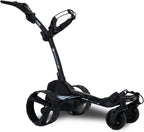 Mgi Zip Navigator All Terrain Electric Golf Cart - 36 Hole Battery - Remote Control - (drink, Umbrella, Gps-Phone) - Gloss Black-Matte Black