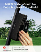 MiLESEEY GeneSonic Pro Golf Speaker with Detachable GPS Rangefinder Handheld