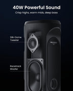 MiLESEEY GeneSonic Pro Golf Speaker with Detachable GPS Rangefinder Handheld