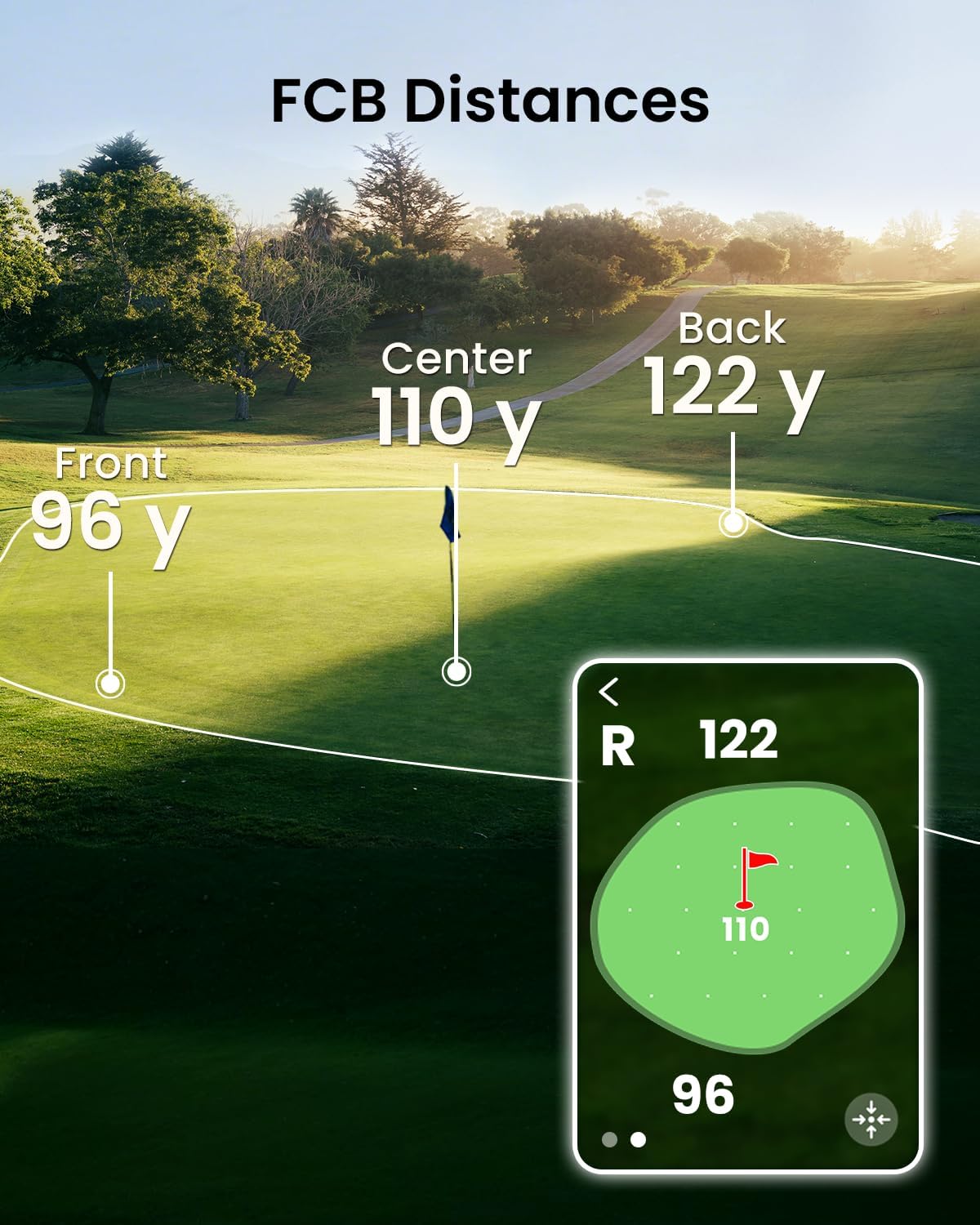 MiLESEEY GeneSonic Pro Golf Speaker with Detachable GPS Rangefinder Handheld