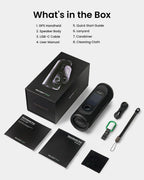MiLESEEY GeneSonic Pro Golf Speaker with Detachable GPS Rangefinder Handheld