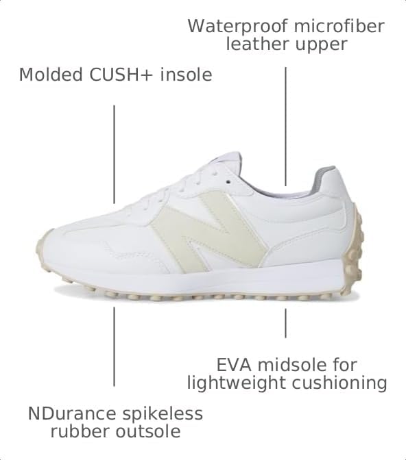 New Balance Women's 327 Golf - White Ceramic