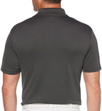 Pga Tour Men's Airflux Solid Mesh Short Sleeve Classic Golf Polo Shirt - Medium