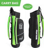 Pga Tour Youth Golf Club Set – Ages 3-5 (3’6”-4’1”) And 5-8 (4’1” - 4'8") Right And Left Handed Beginner Junior Golf Clubs With Lightweight Golf Bag, Mallet Putter, Driver By Golfgen - Ages 3-5: 5 Pc Set (green,new)