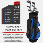Pgf Gold Tour Precision Complete Golf Club Package Set For Men & Women - [rihgt Hand][length: Standard]