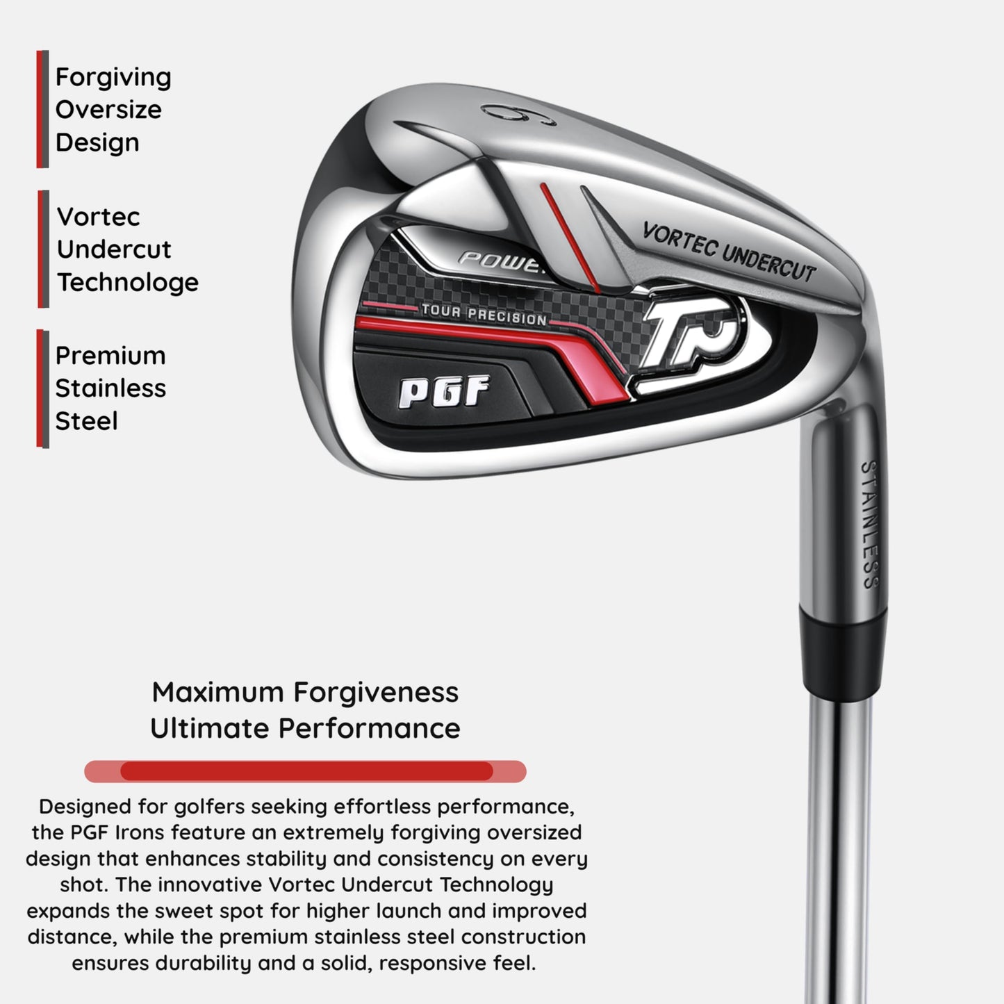 Pgf Gold Tour Precision Complete Golf Club Package Set For Men & Women - [rihgt Hand][length: Standard]