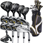 Pgf Golf Gold Tp Complete Golf Club Package Set For Men & Women [17-Pieces] [flex: Regular] - Men Right Hand