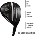 Pgf Golf Gold Tp Complete Golf Club Package Set For Men & Women [17-Pieces] [flex: Regular] - Men Right Hand