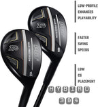 Pgf Golf Gold Tp Complete Golf Club Package Set For Men & Women [17-Pieces] [flex: Regular] - Men Right Hand