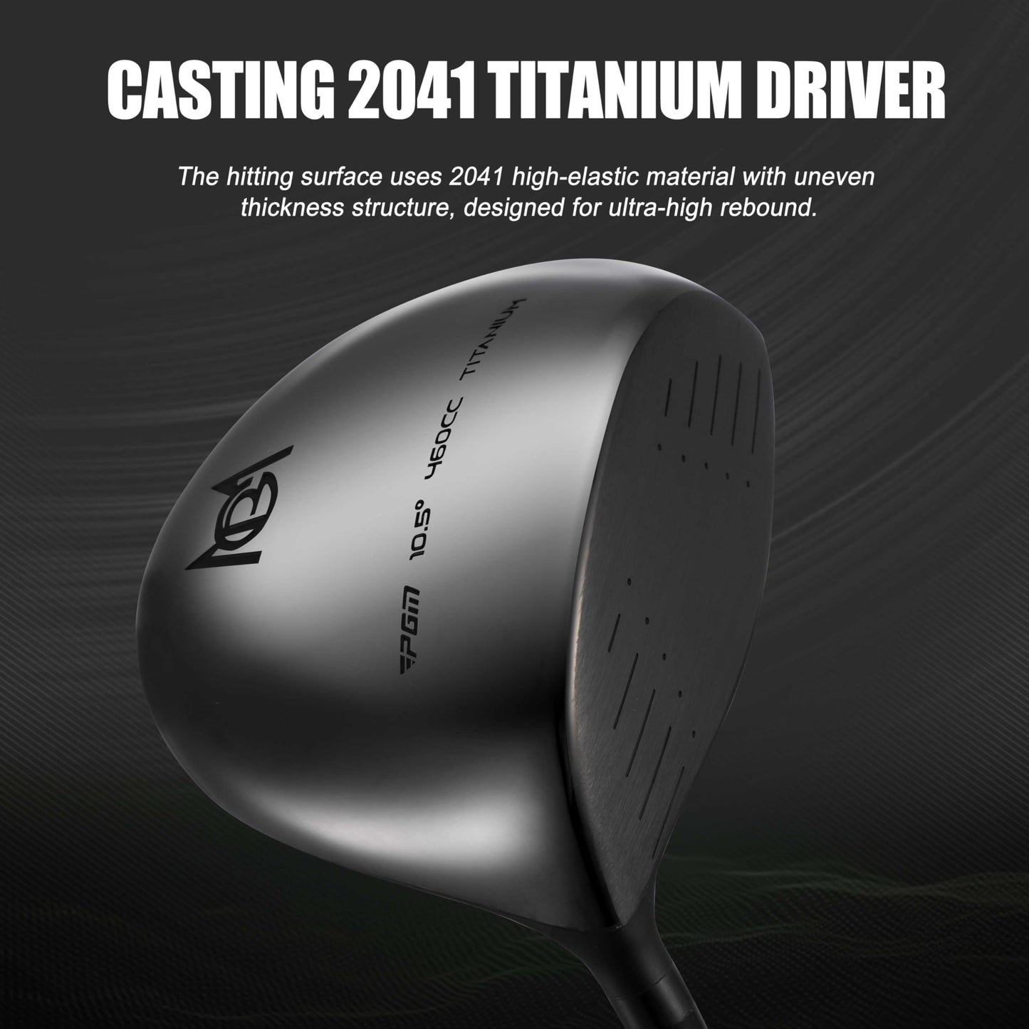 Pgm 19 Piece Men's Complete Golf Club Sets - Ultra-Thin Face Titanium Driver (0.85+ Cor), High Cor Fairway Woods, Forged Irons, Precision Cnc Milled Putter, With Stand Bag - Right Handed - Black