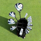 Pgm G300 Men’s Complete Golf Club Set With Titanium Driver | Titanium Driver, Forgiving Hybrid, High-Strength Irons & Easy Alignment Putter - [left Hand][length: Standard]