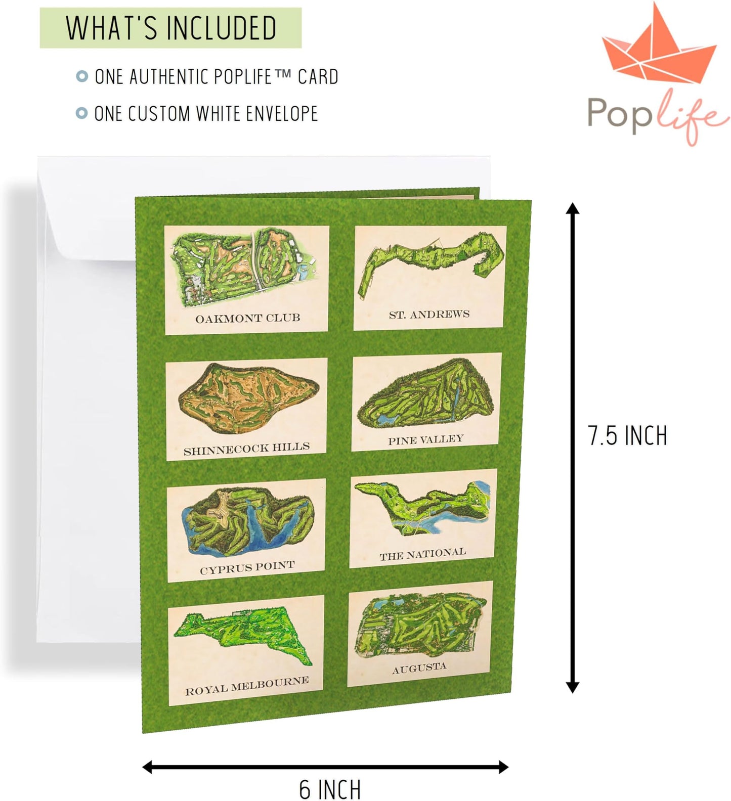 Poplife Golf Cart 3d Pop Up Card – Premium Golfing Greeting Card For Dad, Husband, Grandpa, Son – Father’s Day, Birthday, Retirement, Anniversary, Valentine’s Day – Unique Golf Gift Card For Men - Golf Cart