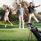 Precise Xdj - Junior Complete Golf Club Set | Lightweight Graphite Shafts, Hybrid & Putter, Stand Bag Included, For Boys & Girls, Ages 3-12, Left/right Hand - Orange Ages 3-5